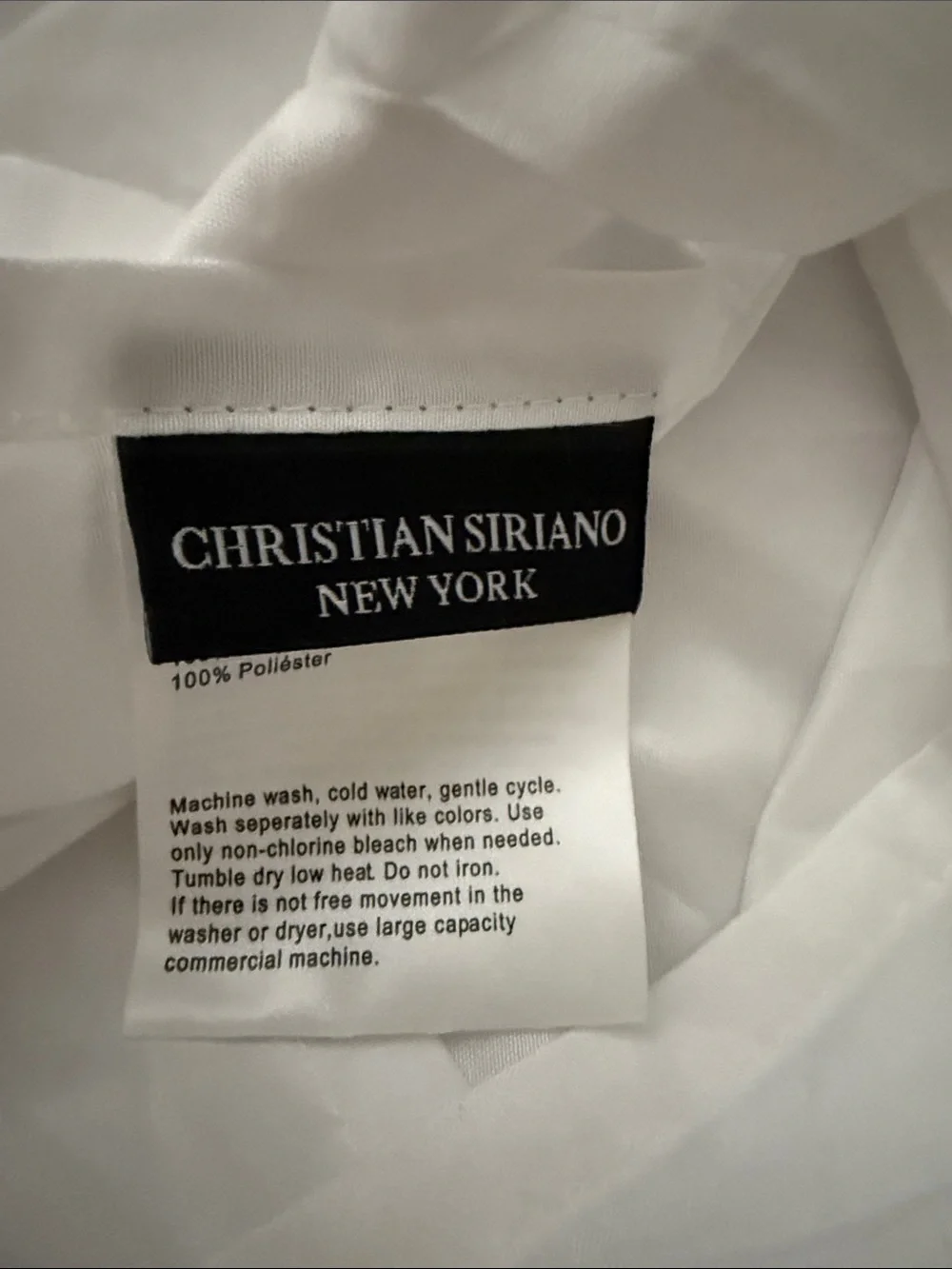 Christian Siriano Georgia Rouched King Pillow Shams White Set of 2